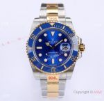 Rolex Submariner new 41MM 3235 904L Half Gold & Blue Dial Watch AAA Replica